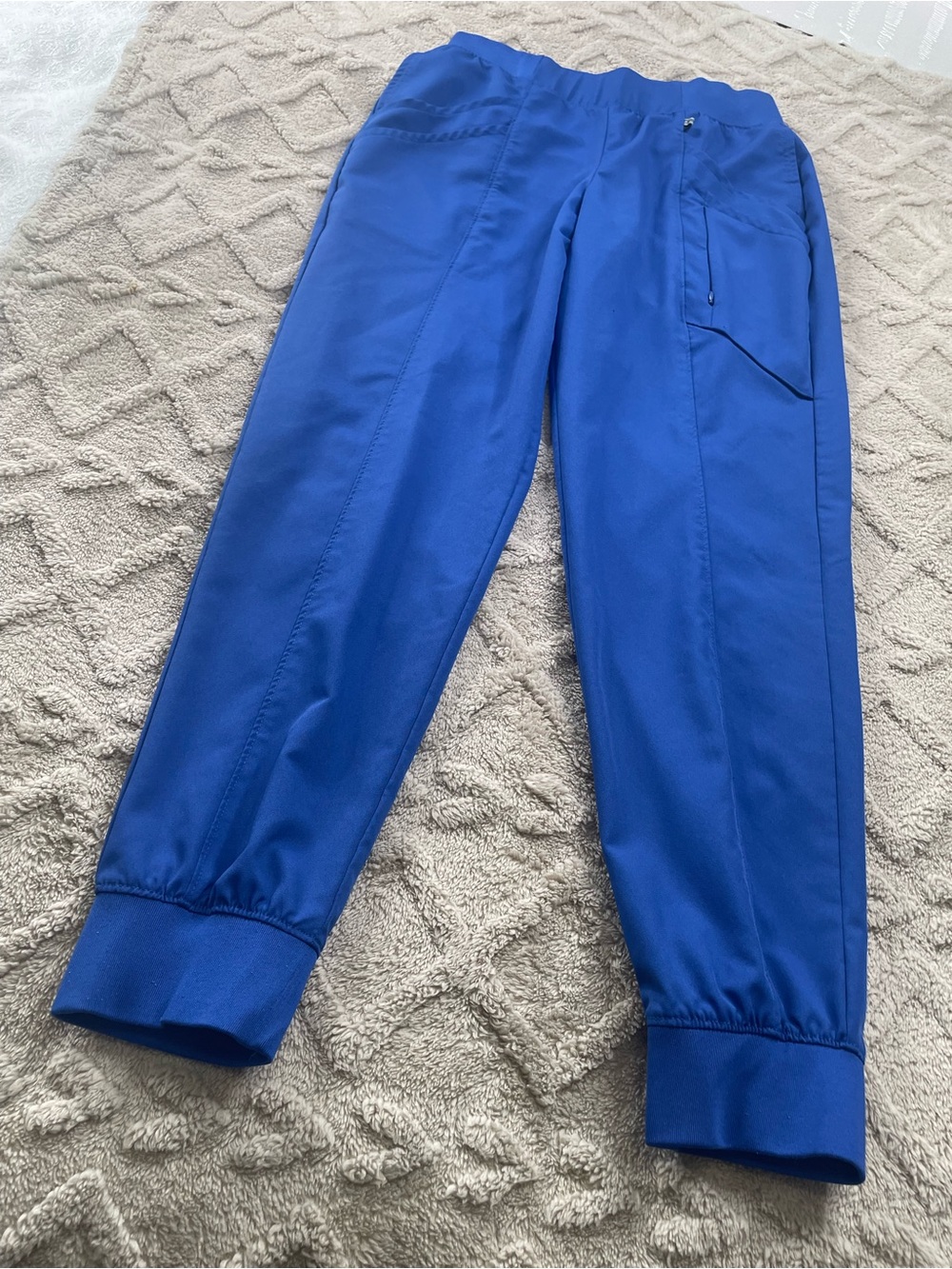 Climate Right Royal(Metro ) Blue Jogger Scrub Pants - Size Small. Medical Staff